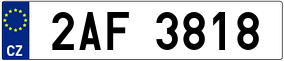 Truck License Plate